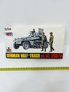 POLISTIL ESCI GERMAN HALF TRUCK 1:72 Kfz 250/9 VINTAGE!!! - Foto 1 di 3