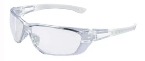 MACK DUO CLEAR LENS SAFETY SUNGLASSES ANTI SCRATCH & FOG SHATTERPROOF - Picture 1 of 1