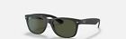 Ray-Ban New Wayfarer Color Mix - Black/Green 58 mm Sunglasses RB2132 646231 58