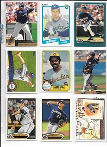 Prince Fielder plus 8 more Milwaukee Brewers Baseball card lot - Picture 1 of 1