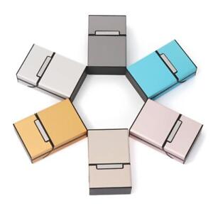 New Chromatic Storage Cigarette case Pocket Box Aluminum Tobacco Holder