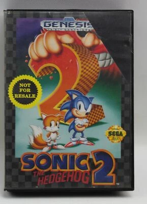 Vintage Sega Genesis Sonic The Hedgehog 2 Video Game - Image 1 of 3