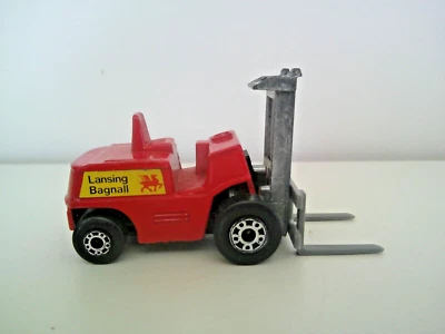 Vintage Matchbox Superfast 15 Forklift Truck HTF Gray Forks Bare Metal Lift 1972 - Image 1 of 4