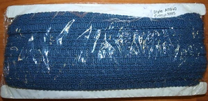 conso Scroll Braid Gimp 1/2" color M45 french blue 36 Yards roll style A9940 - Picture 1 of 2