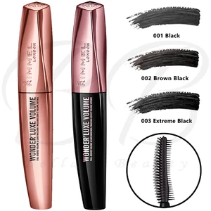 RIMMEL Wonder'Luxe Volume Smudge-Proof Conditioning Mascara 11ml *CHOOSE SHADE* - Picture 1 of 17