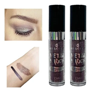 2 Pack Essence Metal Shock Cream Eyeshadow 06 Total Eclipse Metallic Purple HTF - Picture 1 of 10
