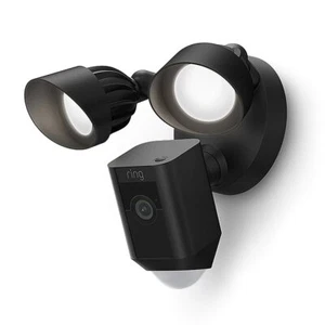 Ring Flutlicht Cam Plus schwarz - Outdoor Überwachungskamera Smart Flutlicht - Bild 1 von 8