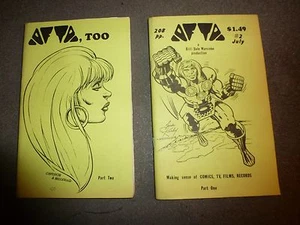 RARE BILL-DALE MARCINKO AFTA PART 1 & PART 2 KIRBY CHAYKIN HAZLEWOOD COVER ART - Picture 1 of 6