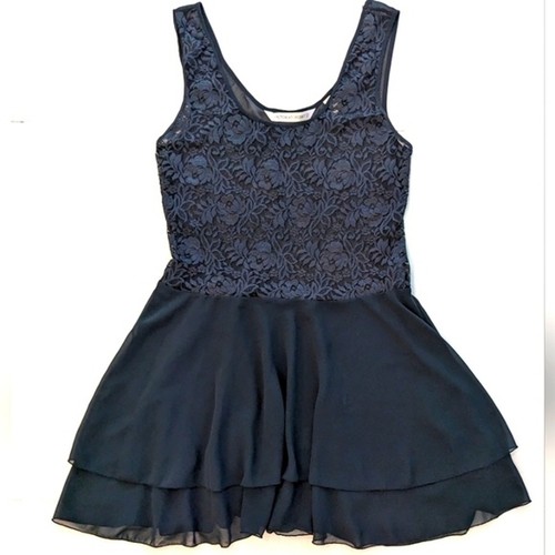 UNDERCOVER Abito slip vintage Victoria's Secret nero in pizzo taglia media