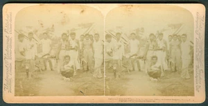 1899 Philippine–American War WOUNDED FILIPINO Stereoview Card - Picture 1 of 3