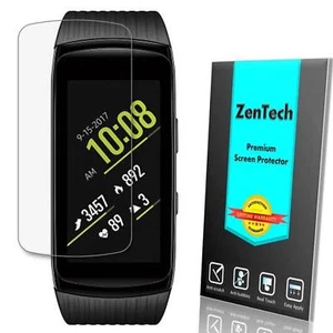 4X Samsung Gear Fit2 Pro ZenTech Anti-Glare Matte Screen Protector Guard Shield - Picture 1 of 7