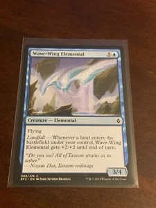 Magic the Gathering Battle for Zendikar Wave-Wing Elemental - Picture 1 of 2