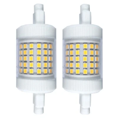 2X 12w R7s Led Bulb 78mm 150w Equivalent Halogen Light 3.1" Dimmable T3 3000k - Image 1 of 4