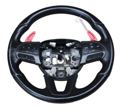 2015-2023 Dodge Challenger Charger Steering Wheel Leather Black OEM 5vg201vxad - Image 1 of 4