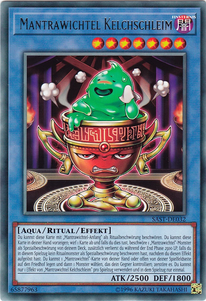 YU-GI-OH, MANTRAWICHTEL KELCHSCHLEIM, R, SAST-DE032, TOP - Bild 1 von 1