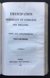RECUEIL 1840  Digby APOCALYPSE + Félice ÉMANCIPATION ESCLAVES + Gaussen : JUIFS  - Picture 1 of 7