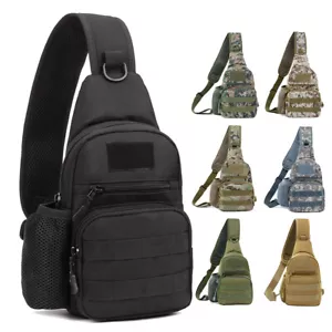 Tactical Sling Bag Chest Pack Military Shoulder Bag Crossbody Duty Gear Backpack - Picture 1 of 22