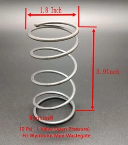 WyntonM Mini Wastegate 10 Psi Spring - Foto 1 di 2