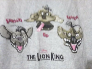 Vintage with Tag Disney the Lion King Hyena T Shirt Shenzi Ed Banzai Youth 14/16 - Picture 1 of 3
