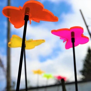 Small Garden Décor Ornaments Set of 3 'Gatekeeper Butterfly' - Picture 1 of 30