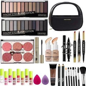 All in One Makeup Kit for Women Full Kit, 12 Colors Eyeshadow, Foundation &amp; - Picture 1 of 6
