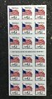 USA1994 #2887a 32c Flag - Old Glory White 'G' - ATM Booklet of 18  Mint NH
