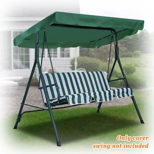 NEW Patio Outdoor 77"x43" Swing Canopy Replacement Porch Top Seat Cover Only - Picture 1 of 12