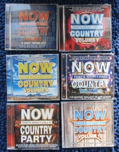 6 THAT'S WHAT I CALL COUNTRY CDs Vol 6, 7, 8, 9, 10 & Now That's A Country Party - Imagen 1 de 1