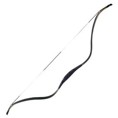 AF Archery 54" Tatar Recurve Bow Black Glossy Wrapped Handle Traditional Bow - Image 1 of 4