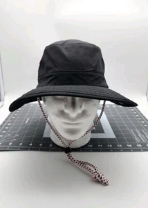 Goodfellow & Co. Adjustable Wide Brim Hat Black Side Snaps M/L - Picture 1 of 10