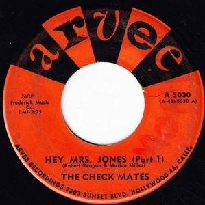 The Check Mates - Hey Mrs. Jones (7") (Very Good (VG)) - 3412270329 - Picture 1 of 1