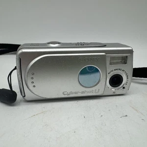 Sony Cyber-Shot U DSC-U30 2.0MP Digital Camera - Silver W/ Case Tested Working - Picture 1 of 15