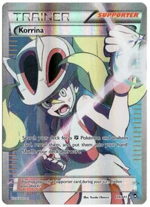 Pokemon Korrina Trainer Card 111/111 Furious Fists Full Art - Picture 1 of 2