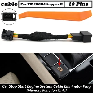 Para VW Skoda Super B automático Stop Start sistema de motor de cable Plug Eliminator - Imagen 1 de 8
