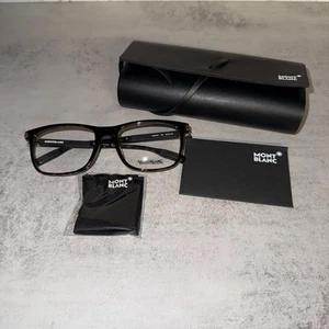 MONTBLANC MB610 Eyeglasses 53-20-145 Havana w/Demo Clear Lens 056 MB 610 - Picture 1 of 16