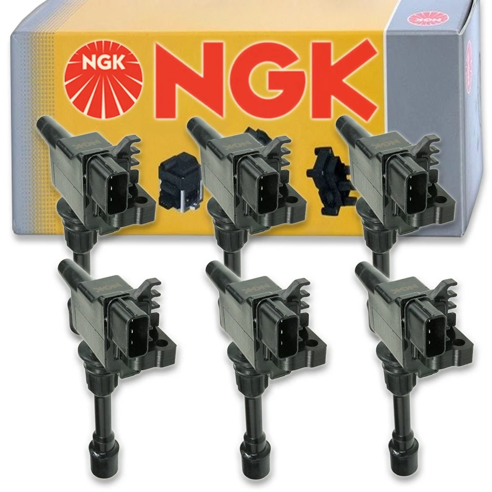 Bobinas de encendido 6 piezas NGK 49003 U4011 para UF407T UF407 UF-407 IGC0071 IC527SB om Foto 1 de 4