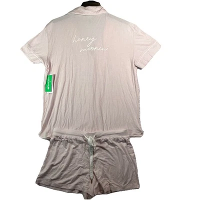 Conjunto de Pijama Honeydew All American Shortie Honey Moonin Sweetheart Rosa Pequeño $59 Foto 1 de 4