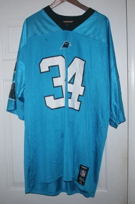 NFL Reebok Carolina Panthers Deangelo Williams #34 - Camiseta deportiva azul para hombre talla 2XL Foto 1 de 4