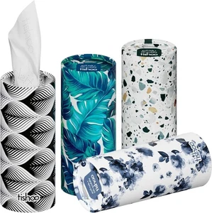 tishoo Hyaluronic Acid-Infused 4-ply Ultra Luxury Tissues | for Car Cup Holders, - Picture 1 of 6