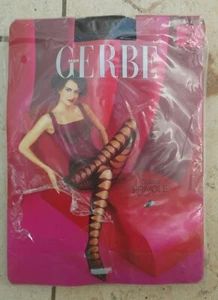 NEU! Extravagante schwarze Damen Strumpfhose von GERBE PARIS, Gr. L - Bild 1 von 2