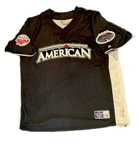 Maglia uomo Yankees MLB 2008 American League All Star Game Joe Mauer #33 2XL - Foto 1 di 24