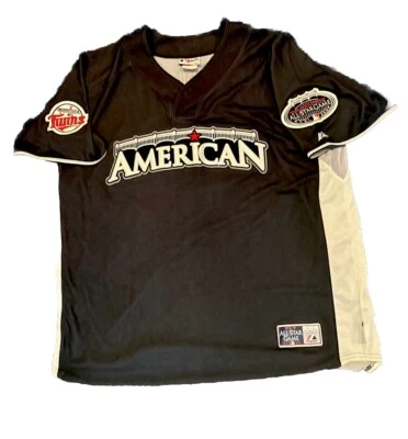 Yankees MLB 2008 American League All Star Game Joe Mauer #33 Mens Jersey 2XL - Image 1 of 4