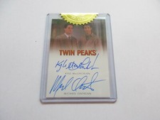 2018 Twin Peaks Authentic Kyle MacLachlan & Michael Ontkean Dual Autograph Card