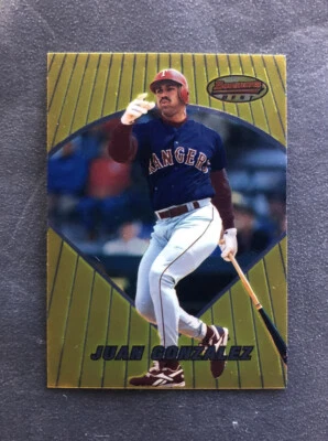 1996 Bowman's Best Juan Gonzalez #58 Texas Rangers - Image 1 of 4