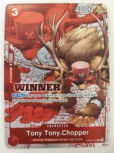 One Piece Card Game - Tony Tony. Chopper Holo Winner - OP04-010 - Imagen 1 de 2