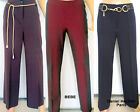 3 pantalons design vintage : laine Hechter Paris, pantalon extensible prune Anne Klein & Bebe