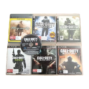 Call Of Duty PlayStation 3 Game Bundle x 7 Modern Warfare 2 & 3 Black Ops 1 + 2 - Picture 1 of 8