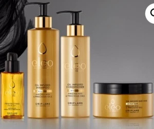 Oriflame Eleo Oil Infused Shampoo + Conditioner + Hair Mask+ Protecting Hair Oil - Picture 1 of 5