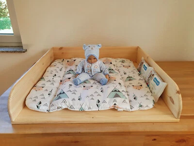 Wickeltischaufsatz Wickelbrett Wickelauflage Wickeltisch auch für Ikea Kommode