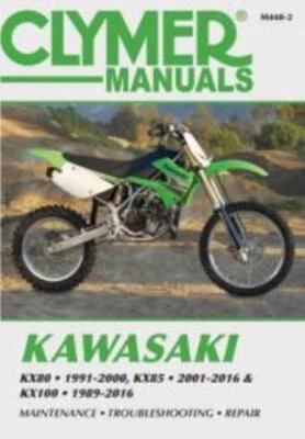 Manual Kawasaki KX80 1991-2000, KX85 2001-2016 KX100 1989-2016 Clymer Workshop - Imagen 1 de 4